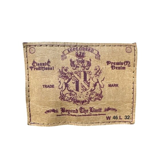 Beyond The Limit Mens Jeans W46 L32 Tan Relaxed Fit Straight legs Never Worn - Picture 4 of 5